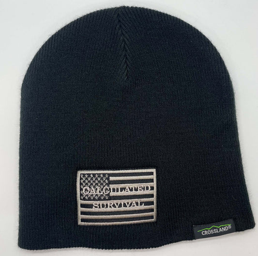 Black beanie hat