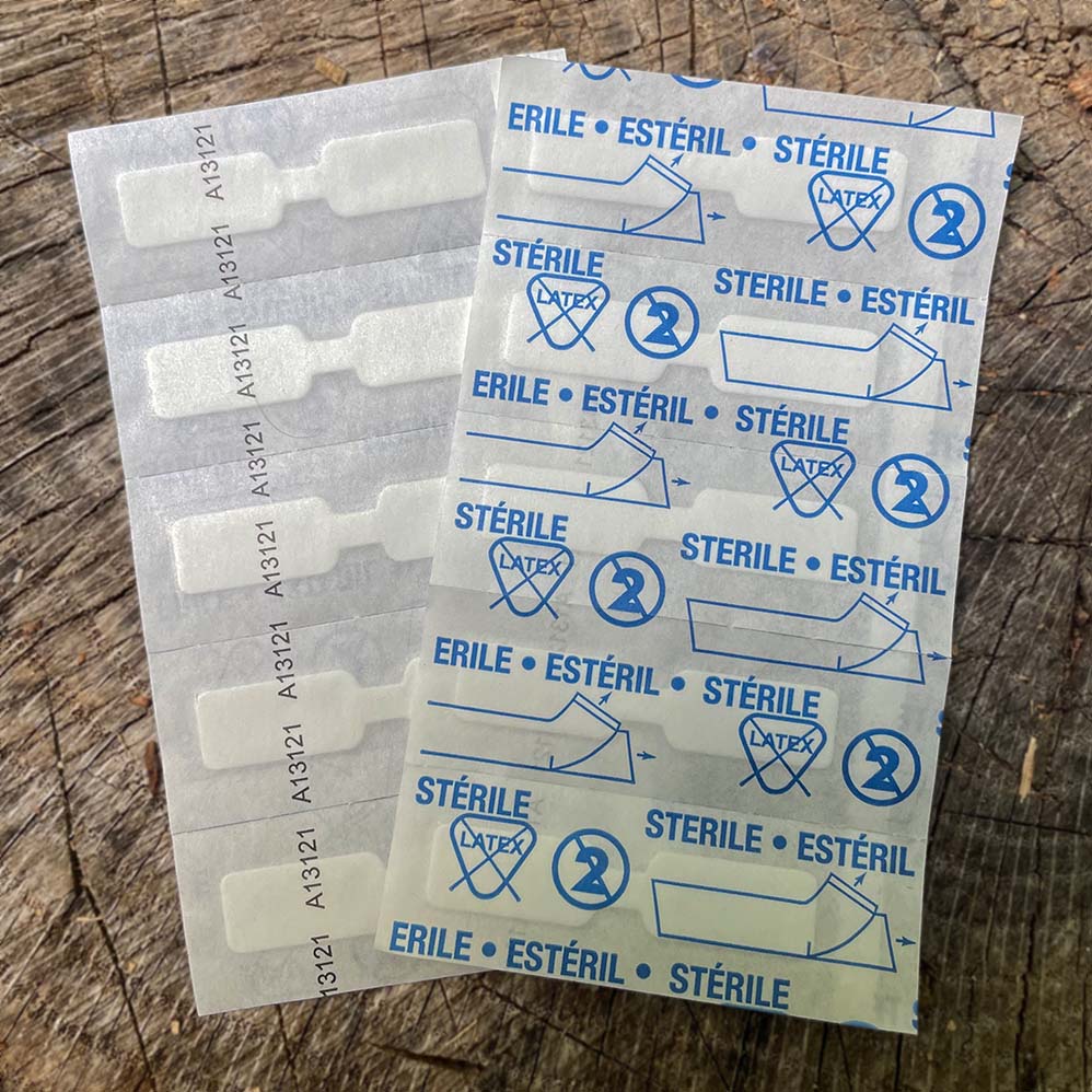 Butterfly stitch package