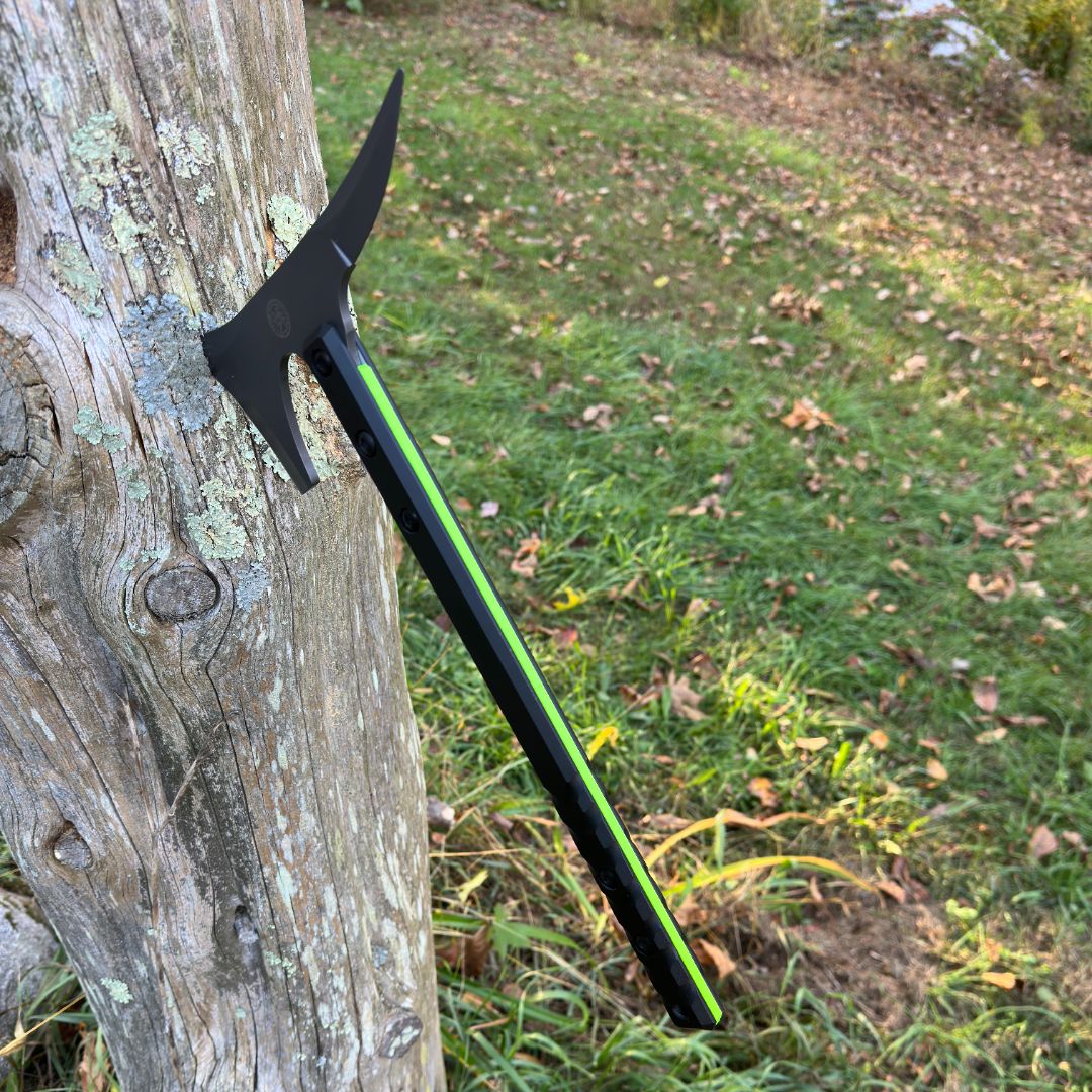 Near-Indestructible Throwing Hatchet handle for our Calculated Survival Norse Throwing Hatchet