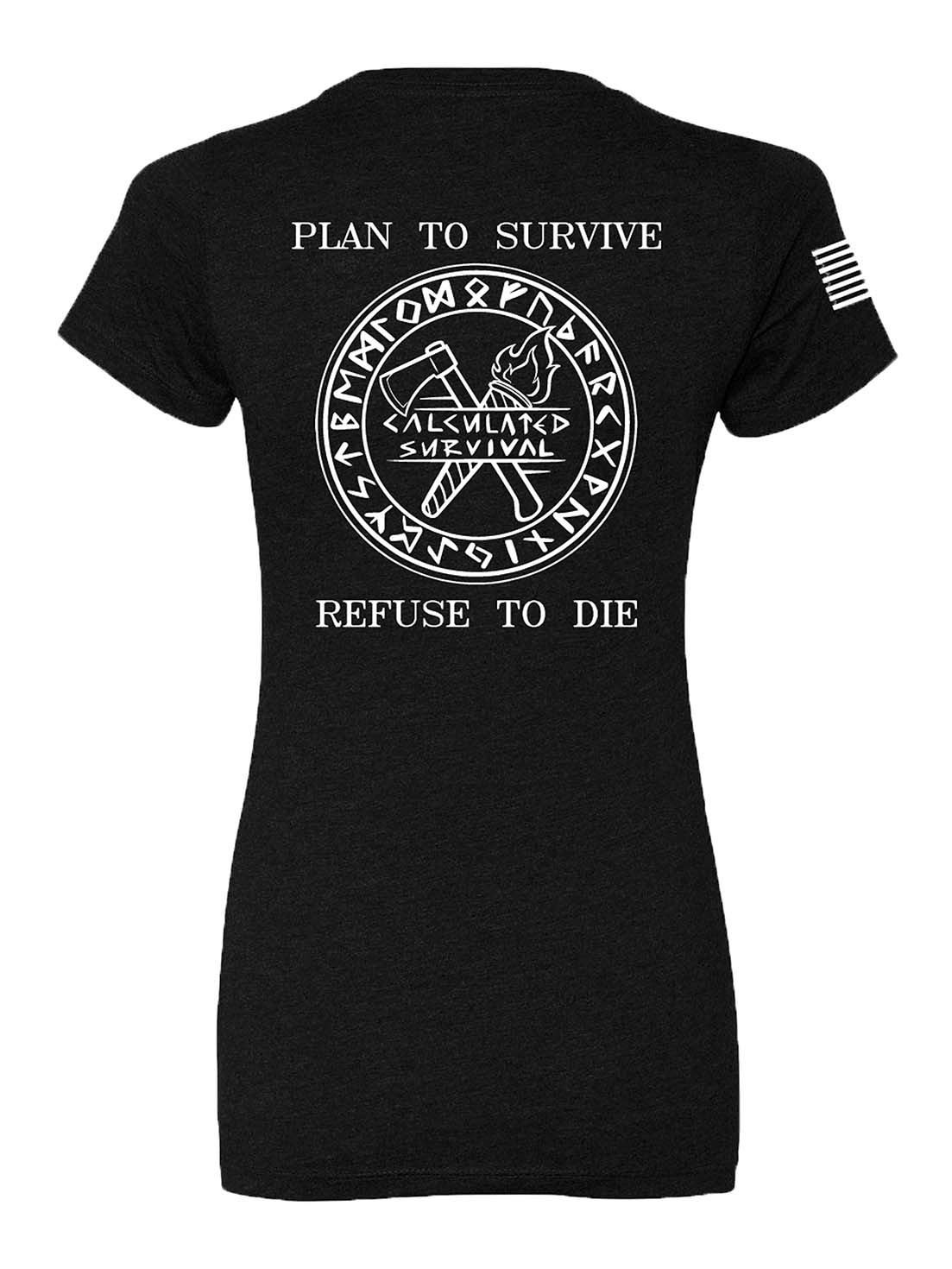 Women's Calculated Survival Shirt back view