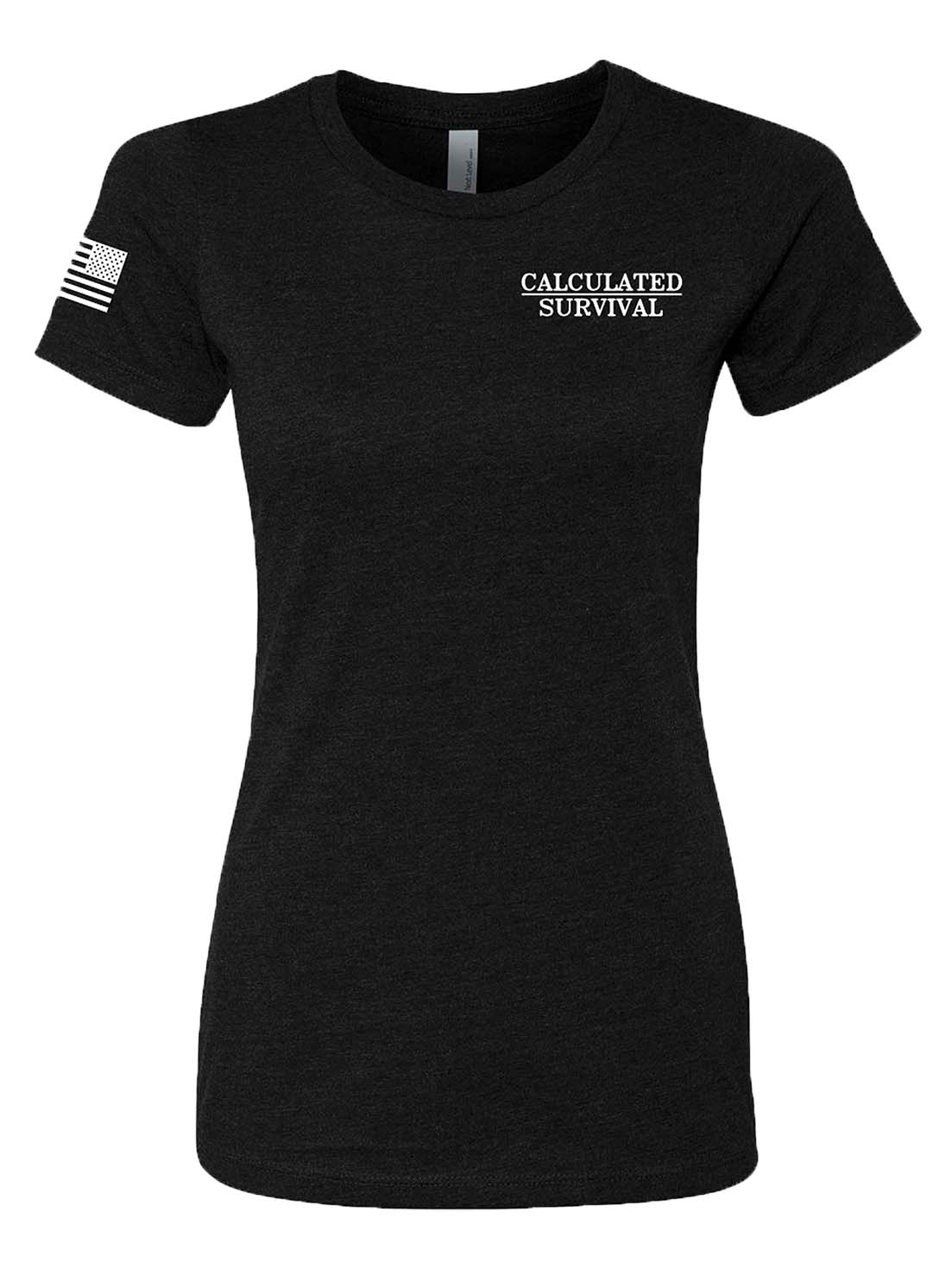 Women's Calculated Survival Shirt front view