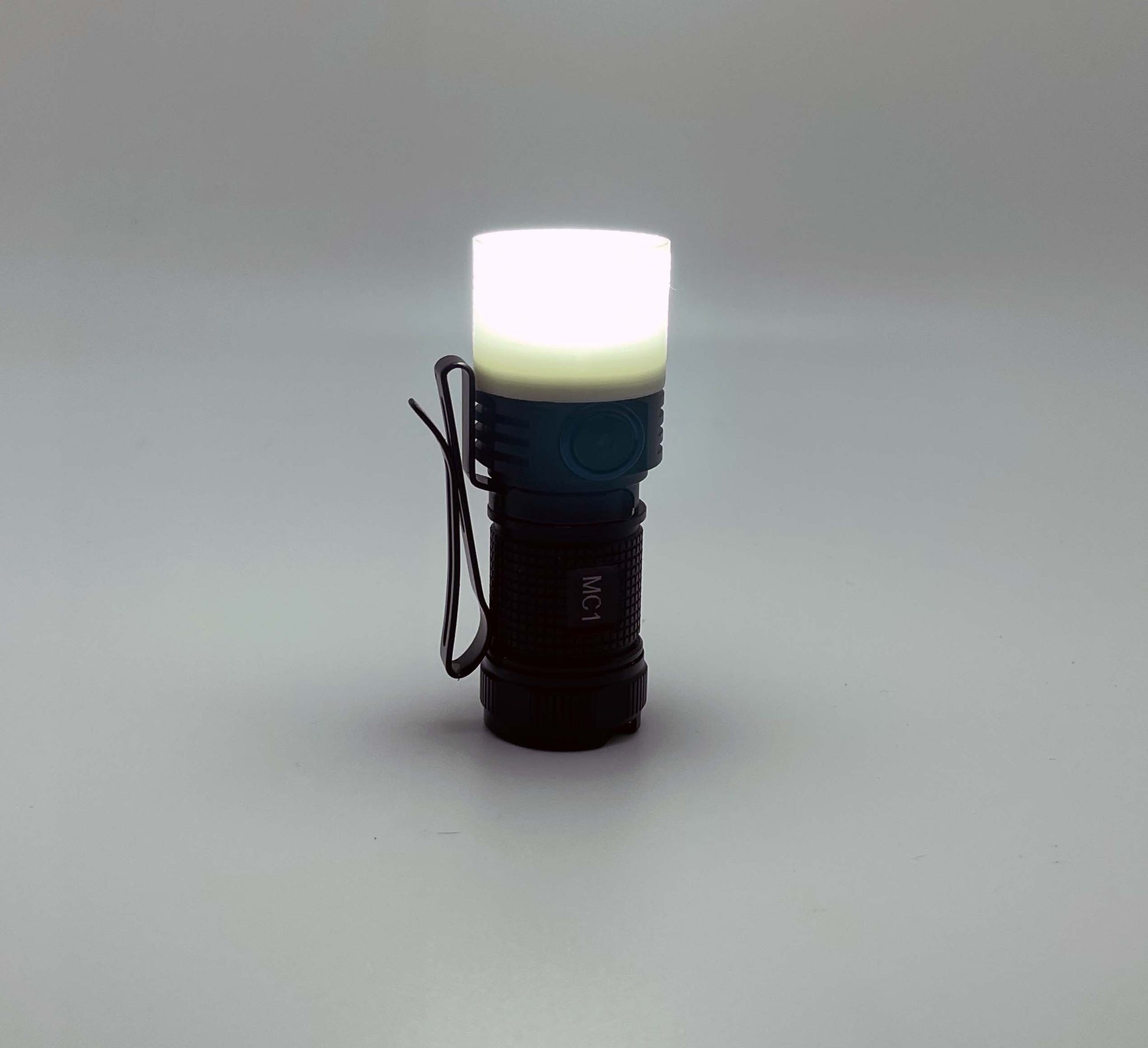 Flashlight beacon turned on