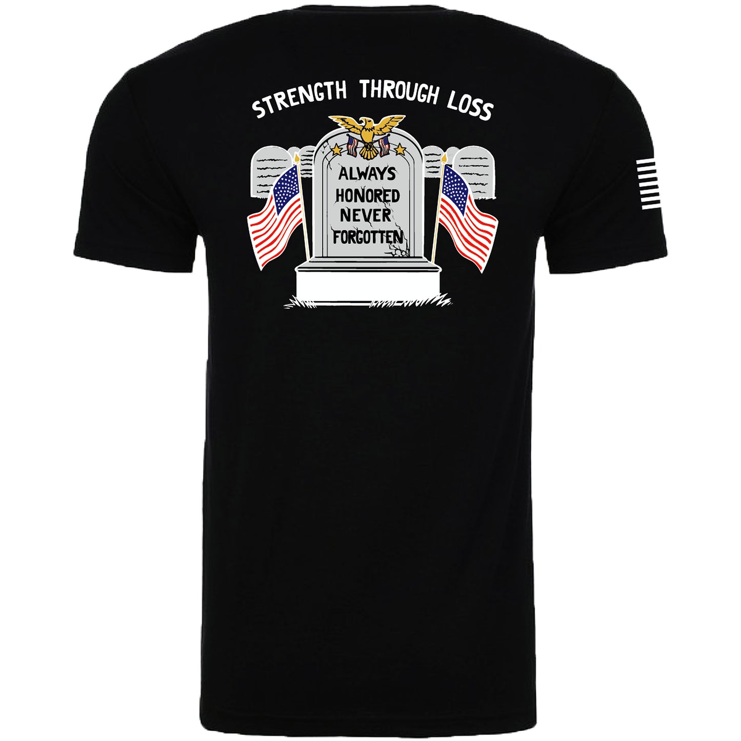 Men's Remembrance Shirt back view