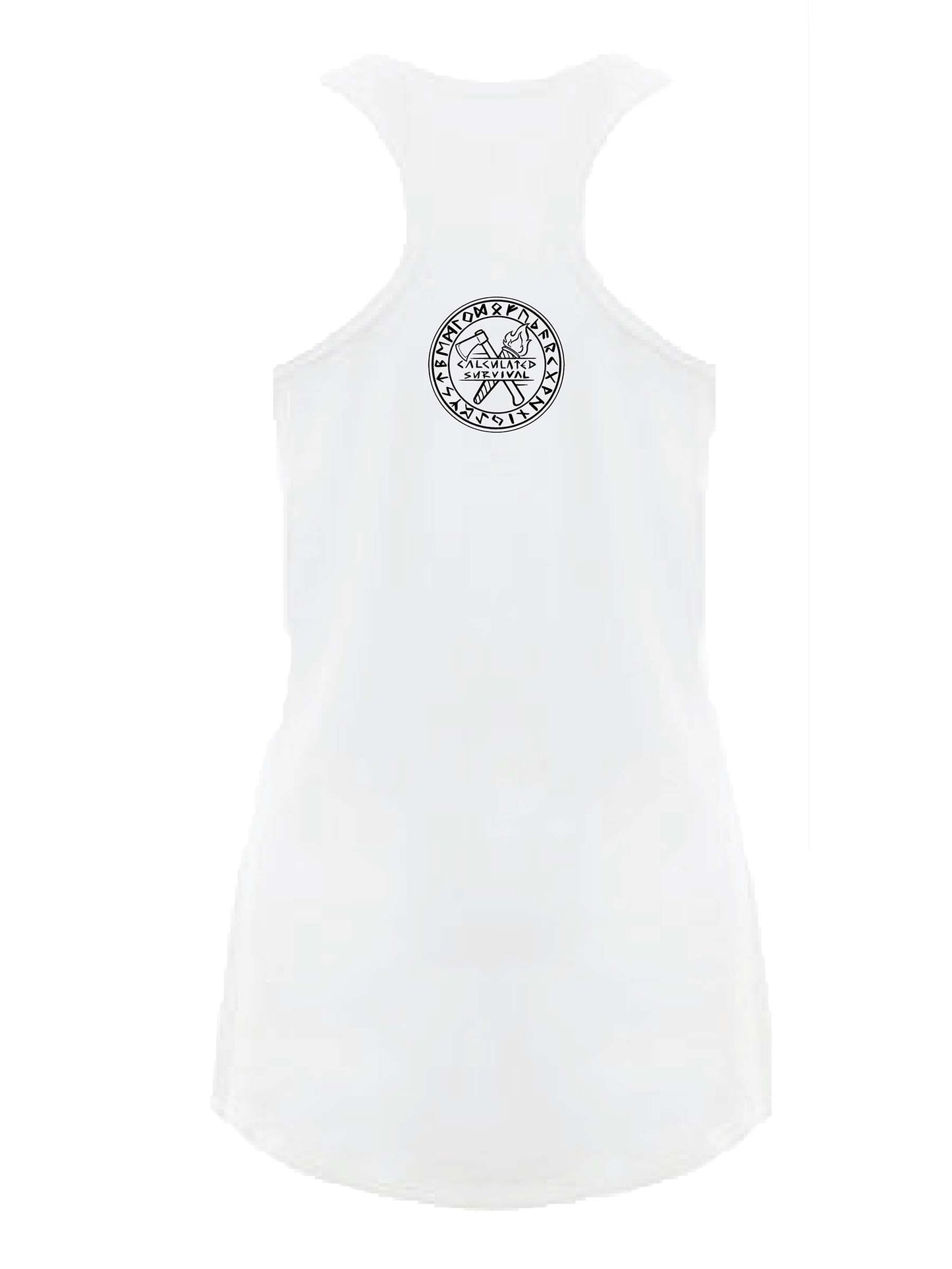 Women's OMF Tank Top back view