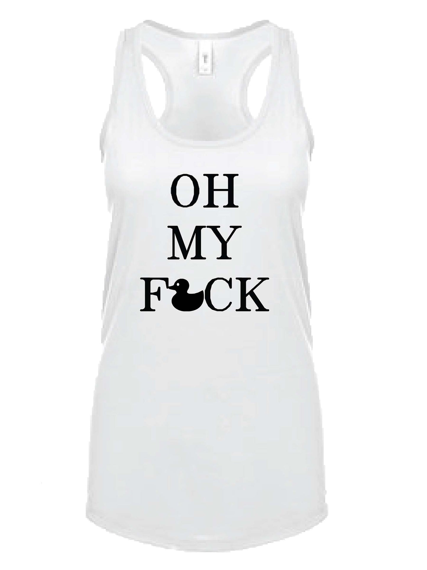 Women's OMF Tank Top front view
