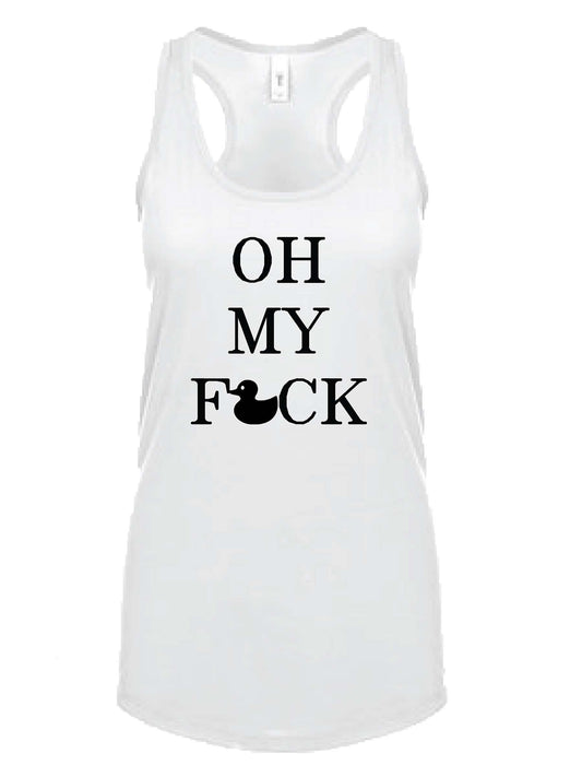 Women's OMF Tank Top front view