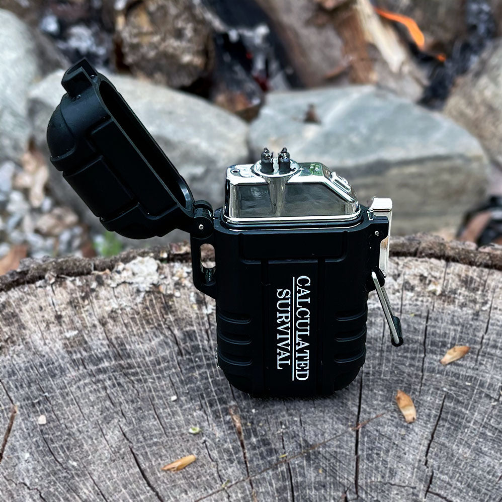 Top open of Waterproof Rechargeable Plasma Lighter