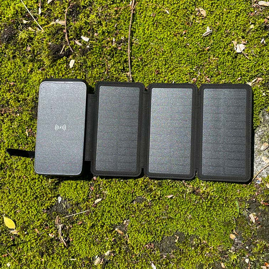Portable Solar Power Bank open view