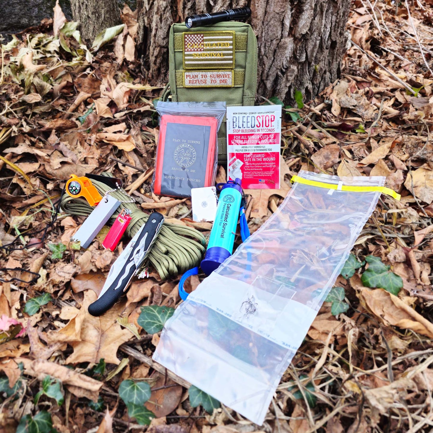 Survival Kit with Knife