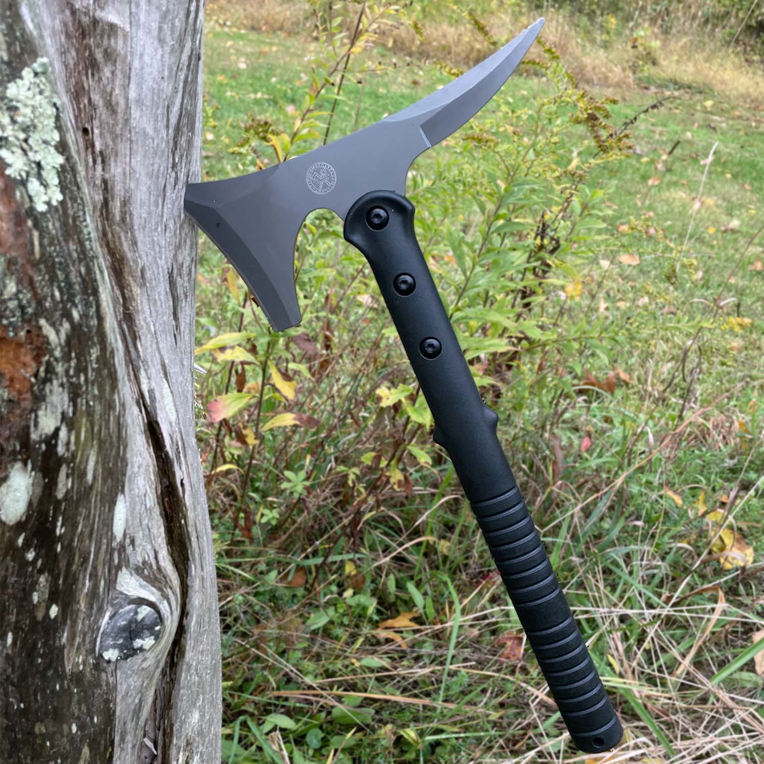 Throwing Hatchet stuck in tree