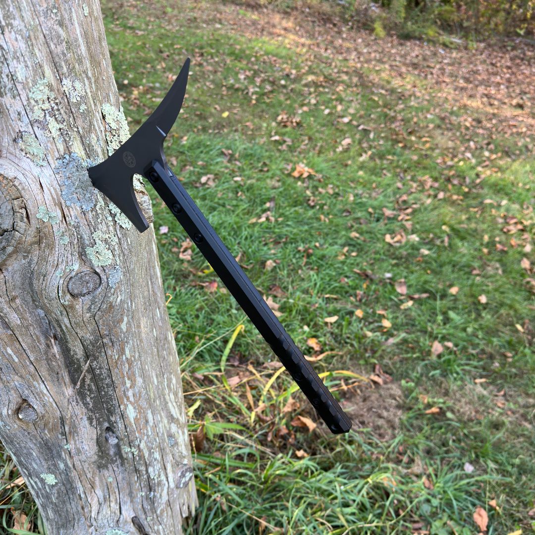 Near-Indestructible Throwing Hatchet handle for our Calculated Survival Norse Throwing Hatchet