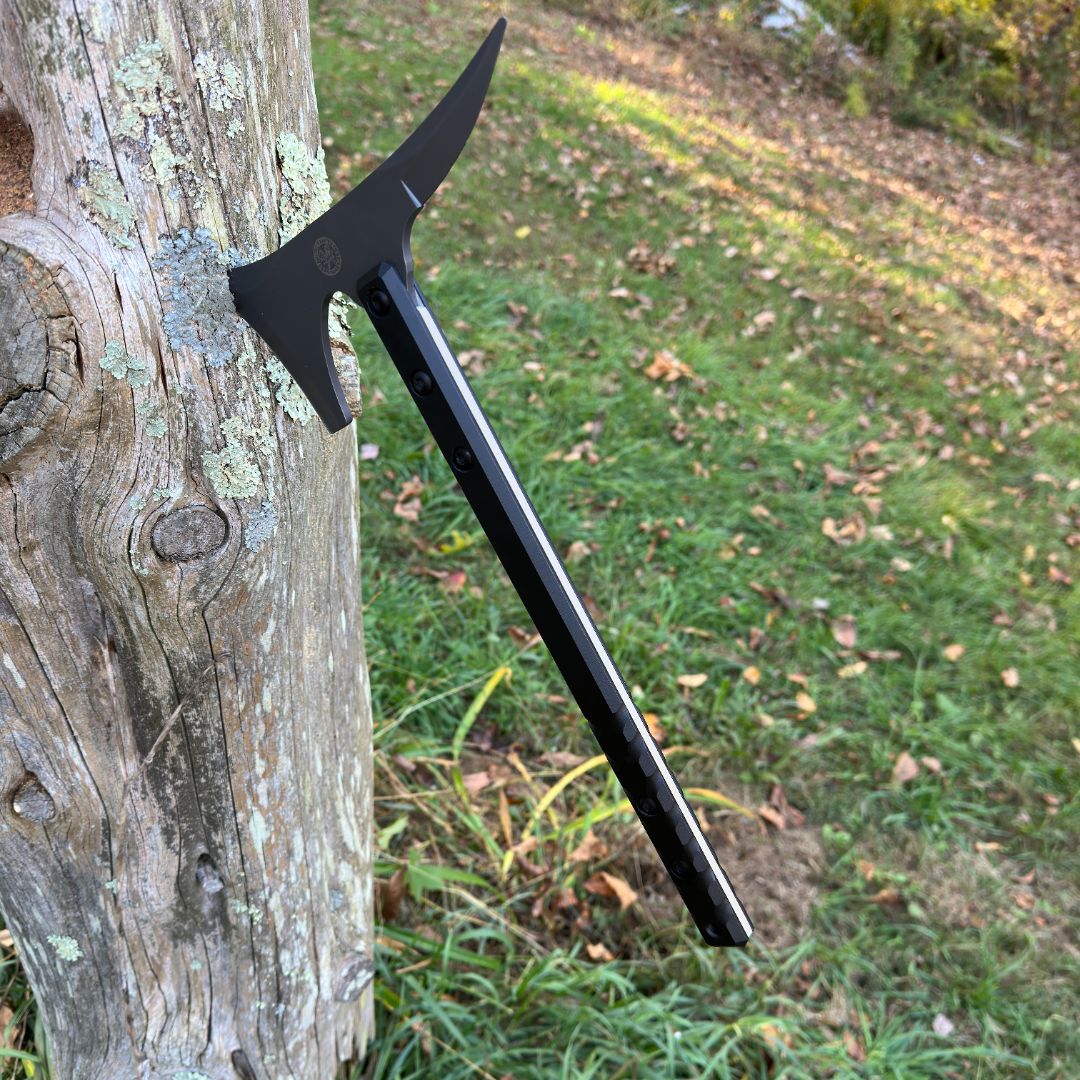 Near-Indestructible Throwing Hatchet handle for our Calculated Survival Norse Throwing Hatchet