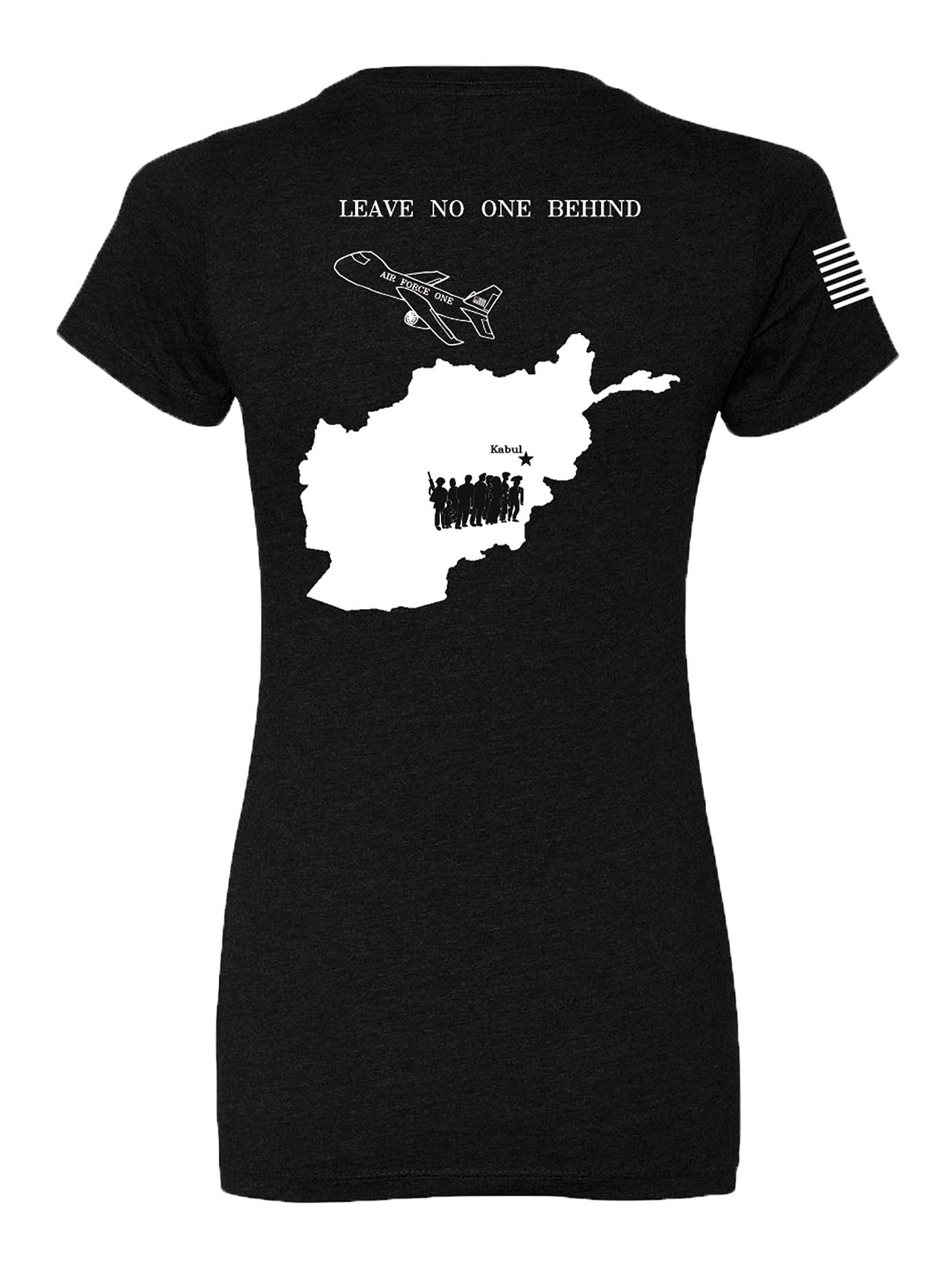 Women's Leave No One Behind Shirt back view