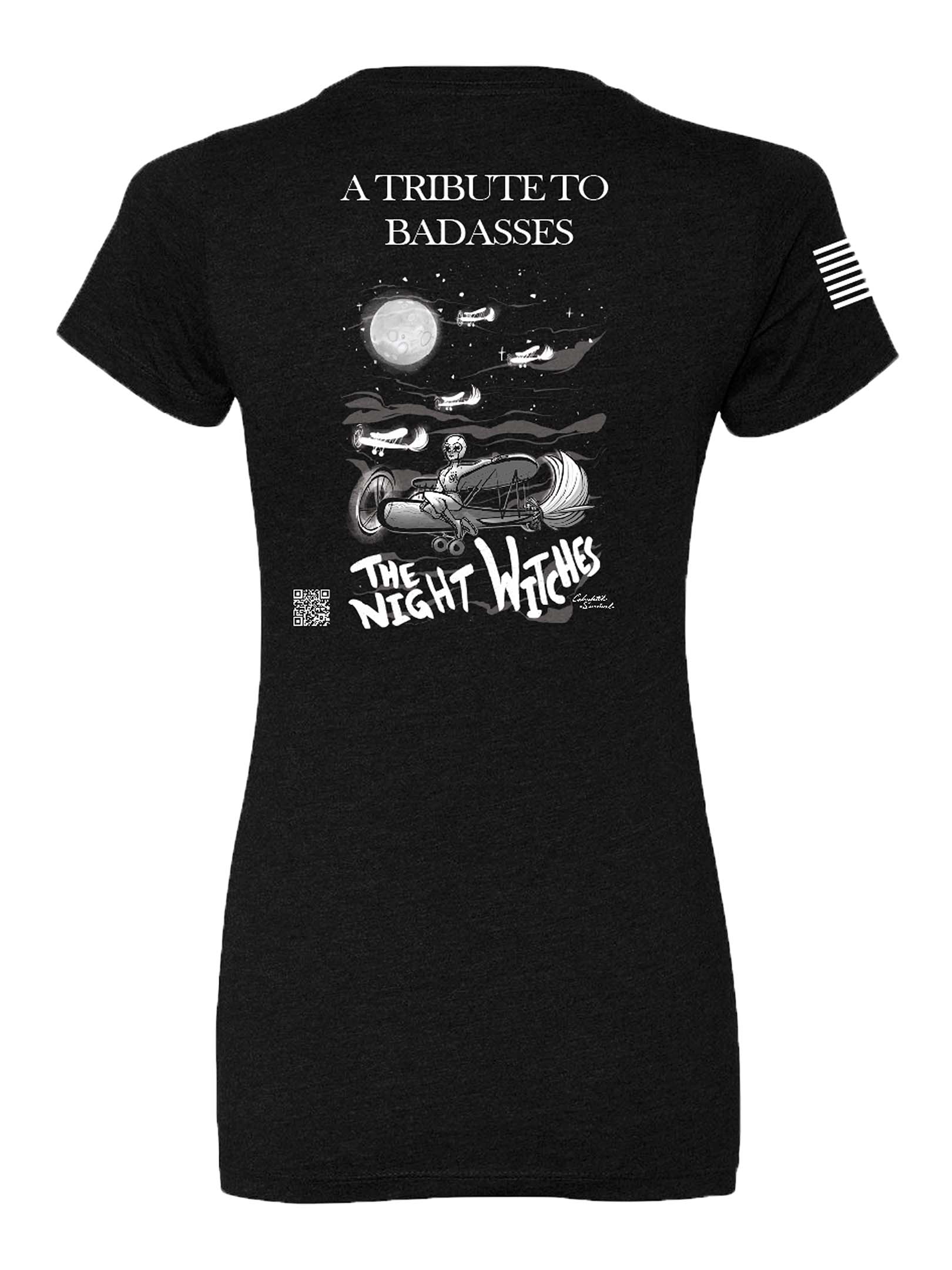 Women's Night Witches Shirt back view