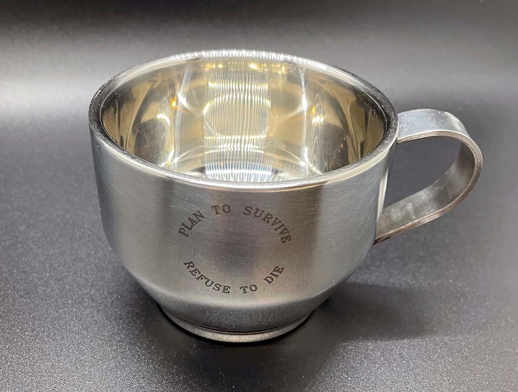 Stainless Steel Whiskey Teacup