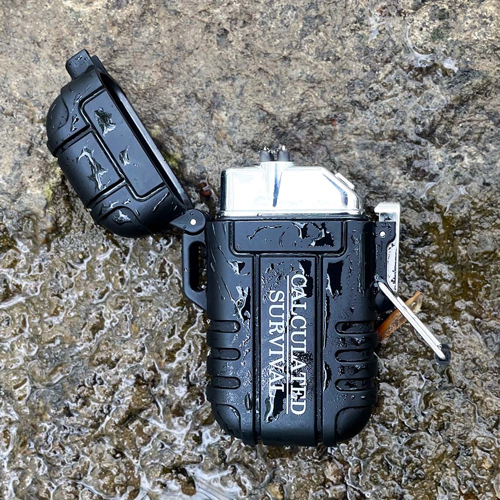 Waterproof Rechargeable Plasma Lighter Calculated Survival